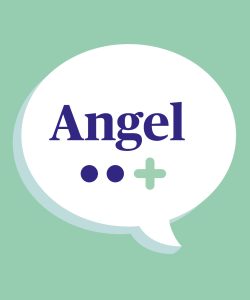 logo Angel sur un fond vert