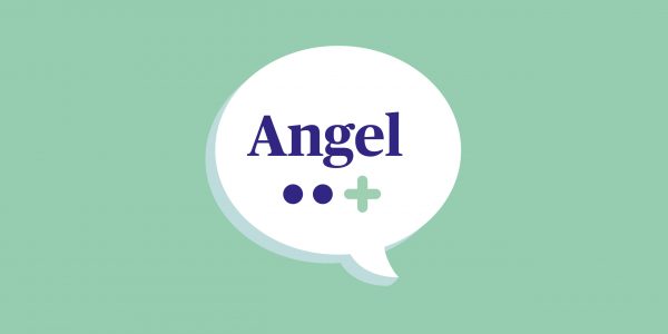 logo Angel sur un fond vert