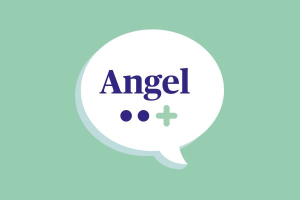 logo Angel sur un fond vert